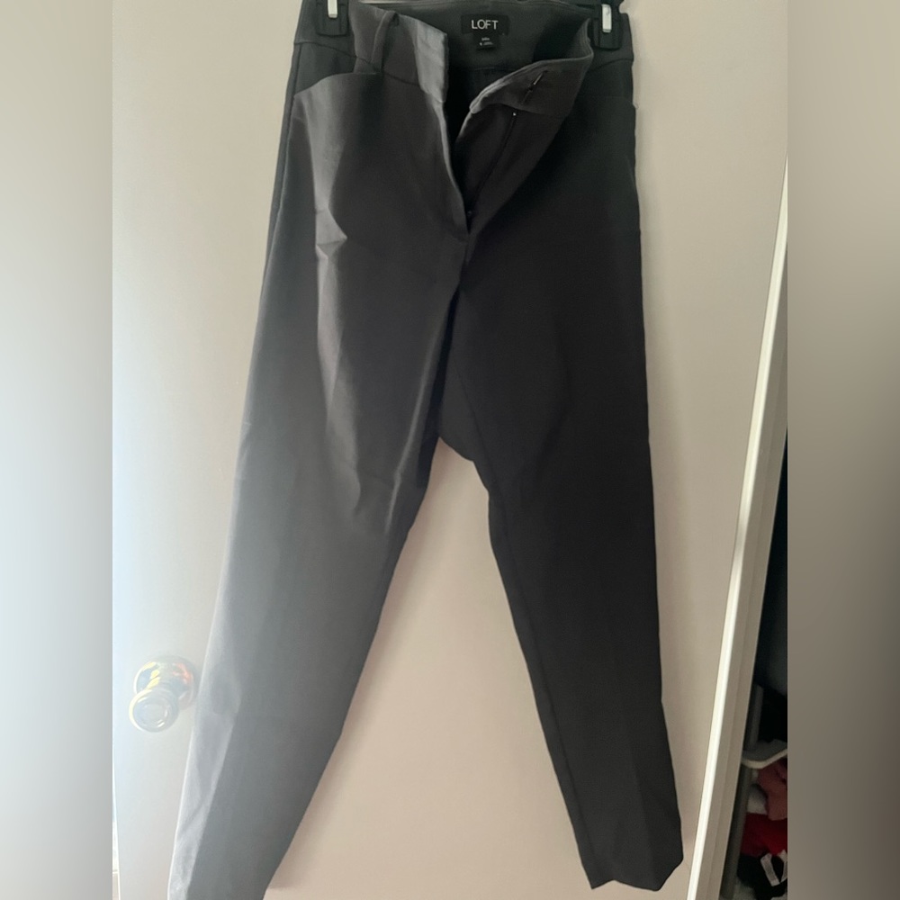Gray Ankle Pants